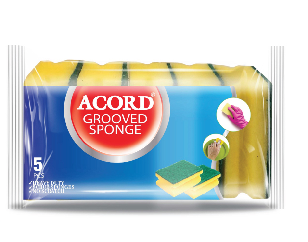 Acord 5'li Oluklu Bulaşık Süngeri – Mutfak Temizlik Süngeri I Temizlik Gereçleri I Beyond HijyenBeyond HijyenAcord 5'li Oluklu Bulaşık Süngeri