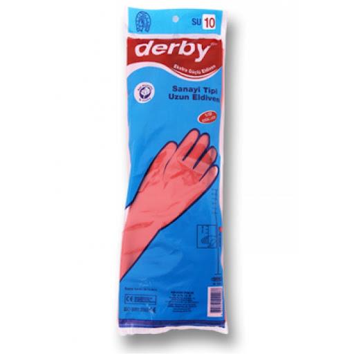 Derby D-300 Uzun Konçlu Bulaşık Eldiveni 40 Cm, 9-10 Beden