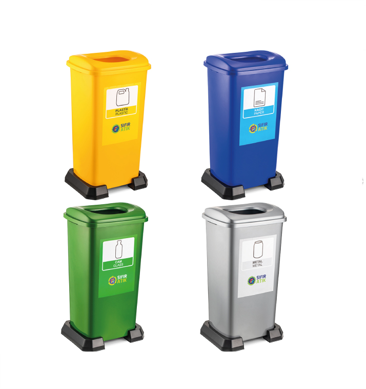 Geri Dönüşüm Kutusu Plastik 70 Lt