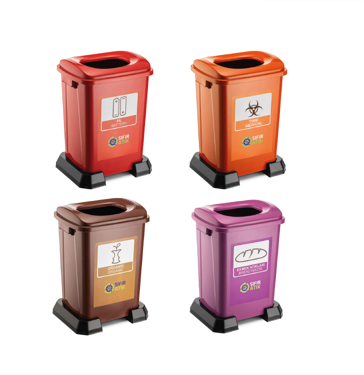 Geri Dönüşüm Kutusu Plastik 50 Lt