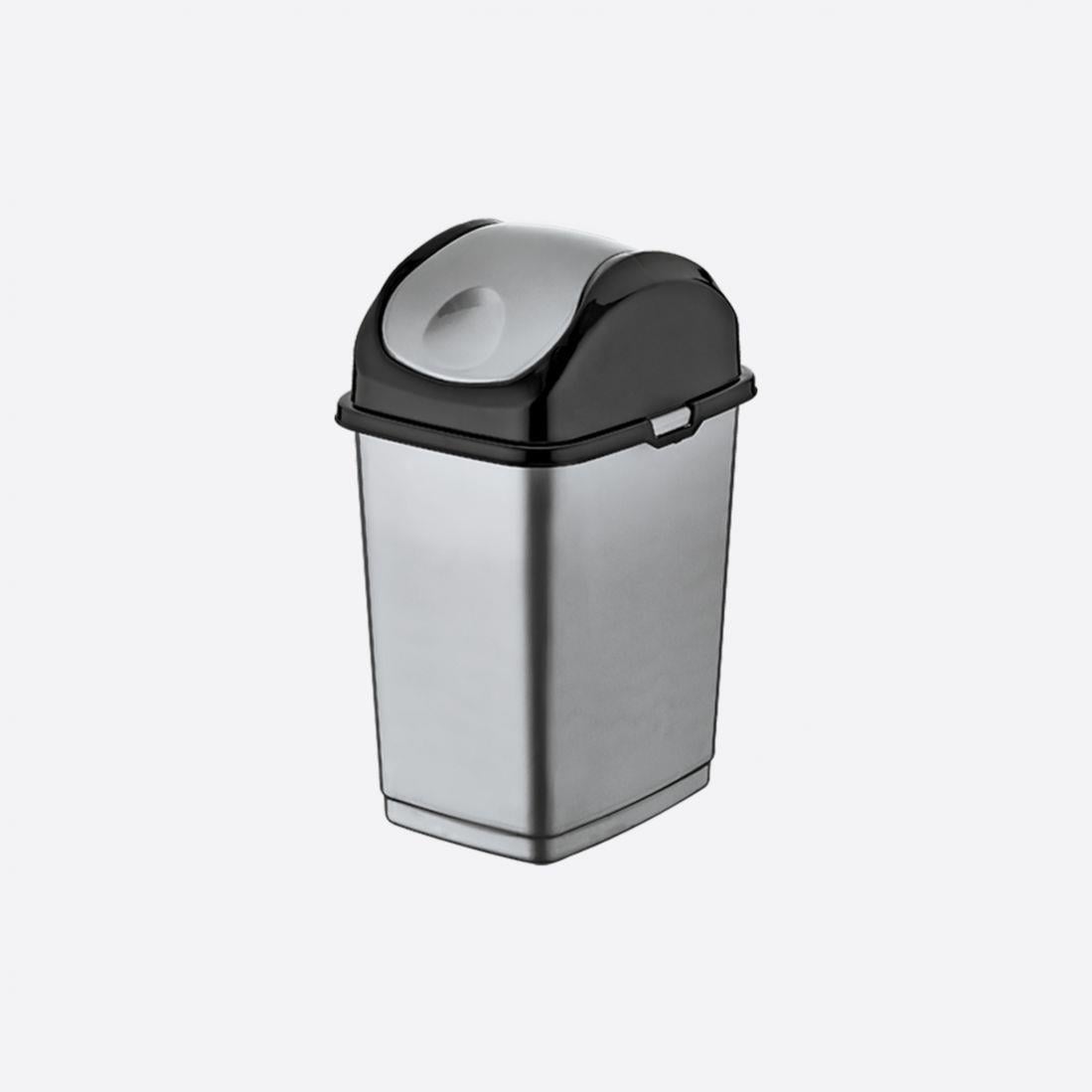 Dünya 10 L Slim Kapaklı Çöp Kovası 09402