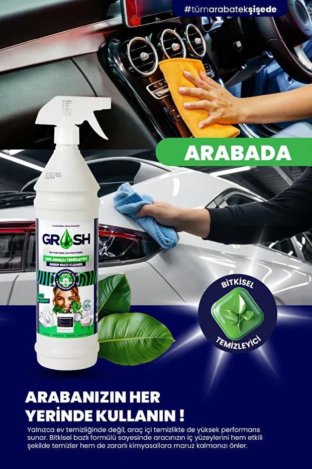 Grosh Vegan Çok Amaçlı Ultra Güçlü Leke Çıkarıcı Sprey (Büyük Boy)
