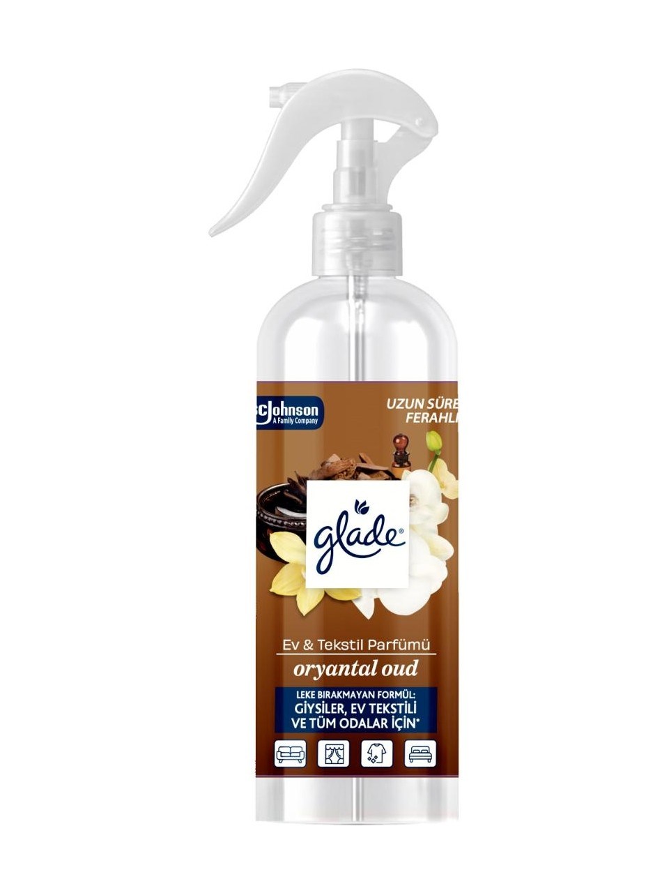 Glade Ev ve Tekstil Parfümü Oryantal Oud 450 ml