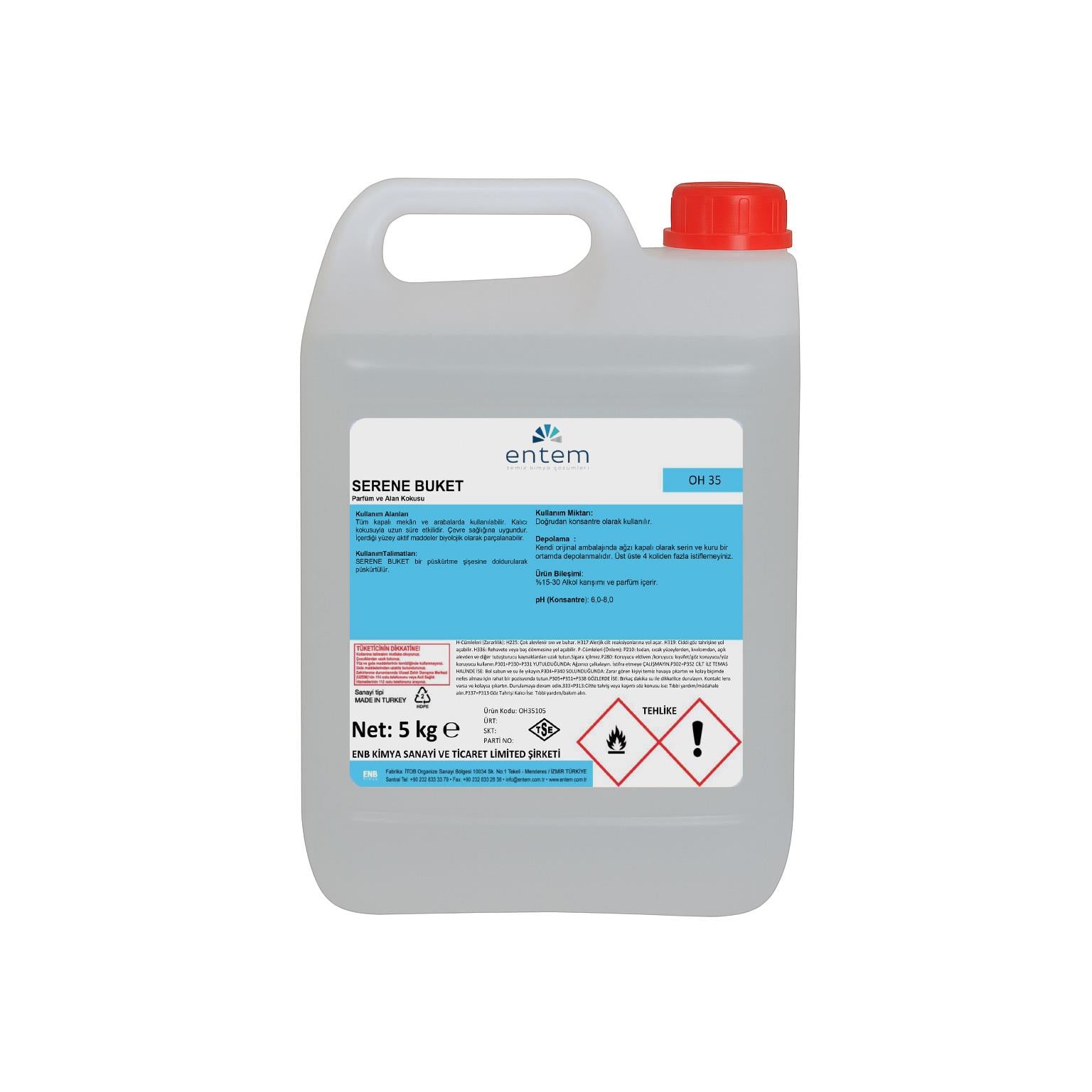 Entem Serene Buket Oda ve Çamaşır Parfümü 5 Lt