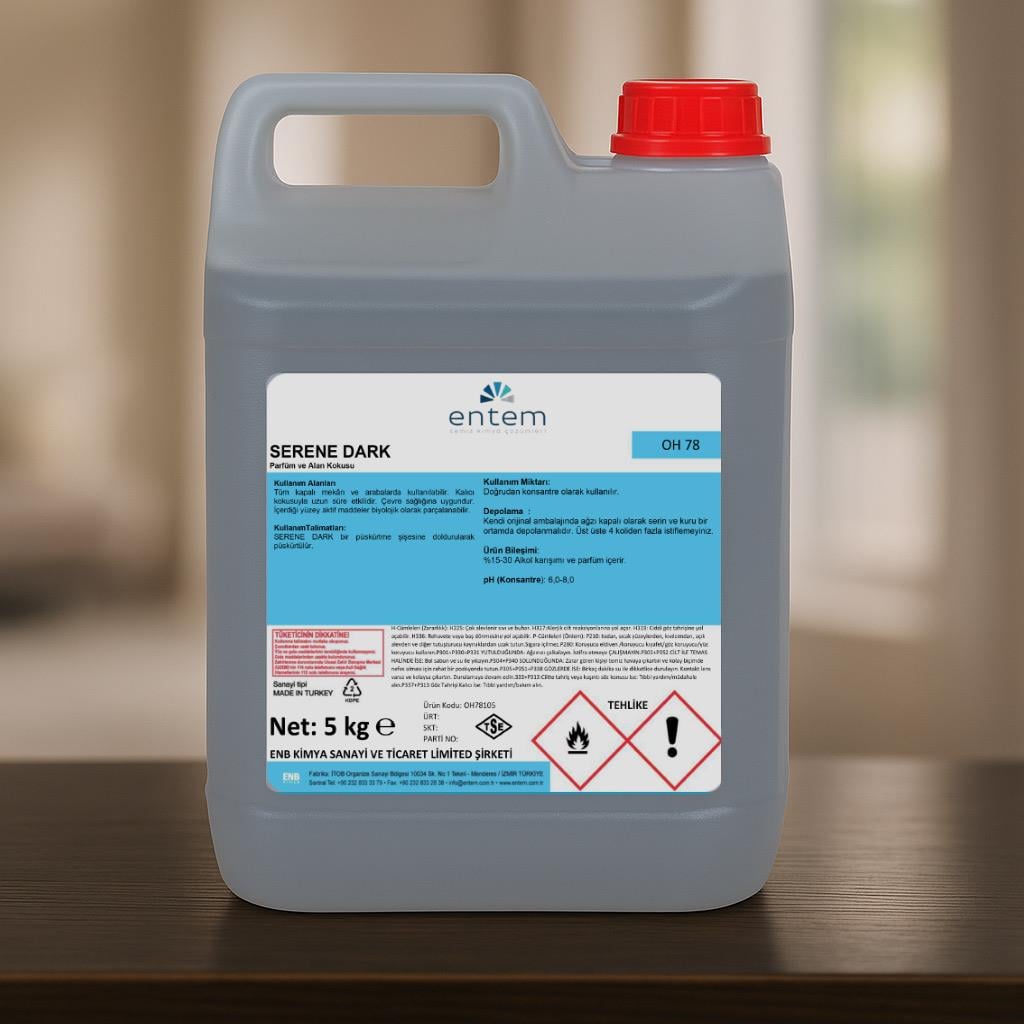 Entem Serene Dark Premium Oda ve Çamaşır Parfümü 5 Lt