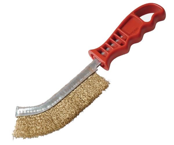 Tel Fırça Plastik Saplı