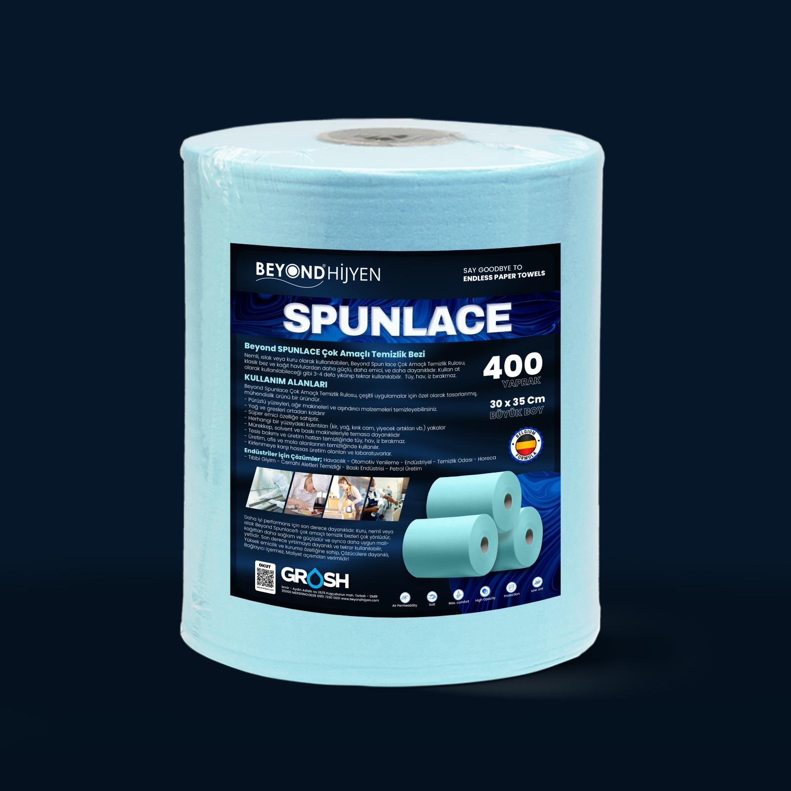 Spunforce Horeca / Profesyonel Temizlik Bezleri 400 Yaprak Turkuaz Rulo