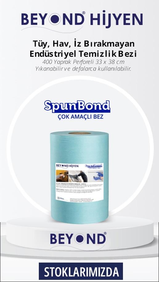 Spunforce Horeca / Profesyonel Temizlik Bezleri 400 Yaprak Turkuaz Rulo