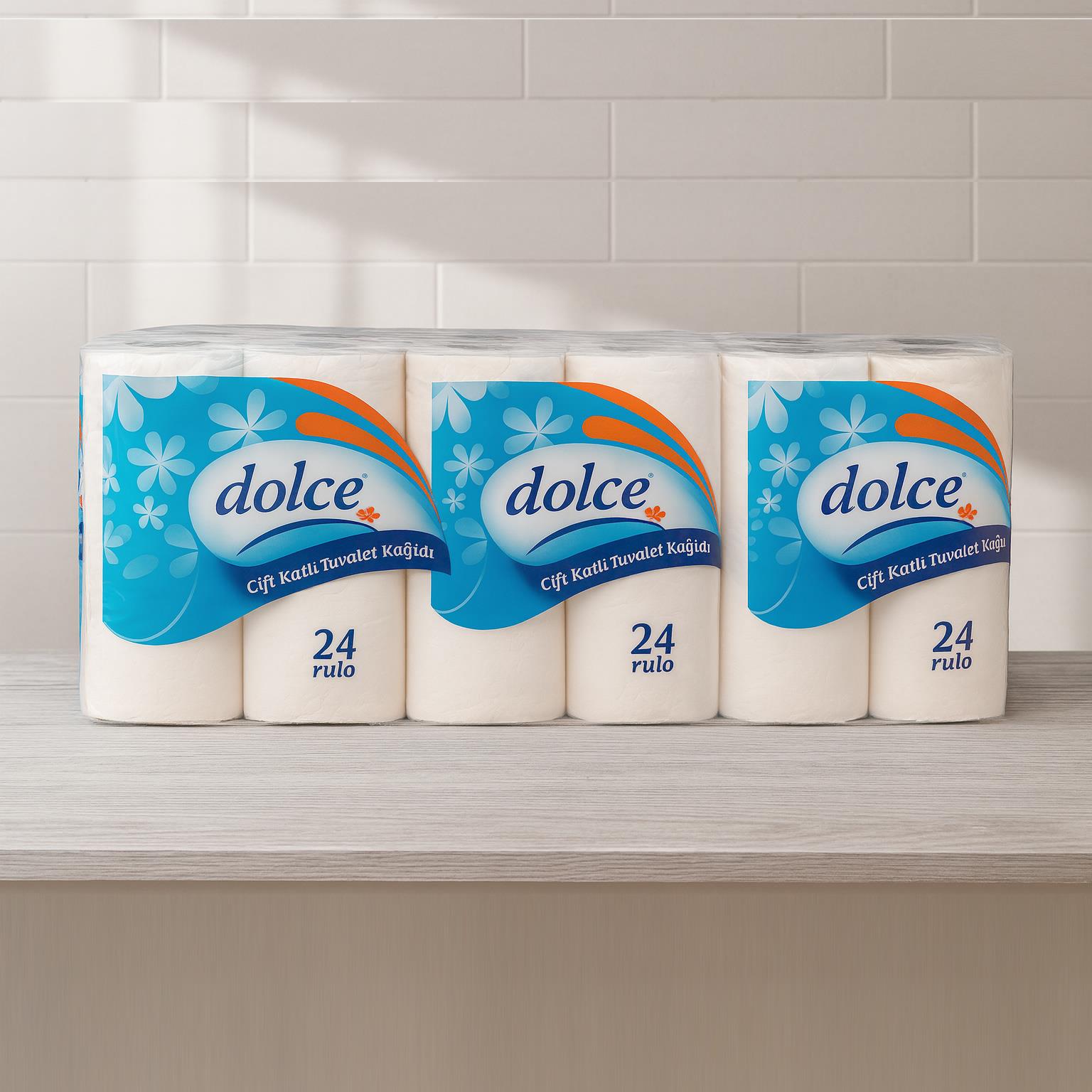 Dolce Ultra 24lü Tuvalet Kağıdı x 3 Paket 72 Rulo