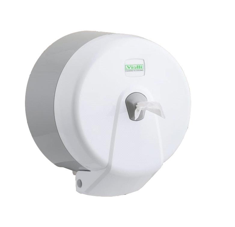 Vialli Mini İçten Çekmeli Tuvalet Kağıdı Dispenseri K3-T Beyaz
