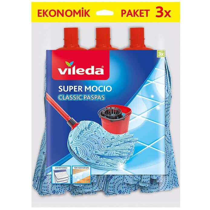 Vileda Klasik Mop Paspas 3'lü Ekonomik Paket