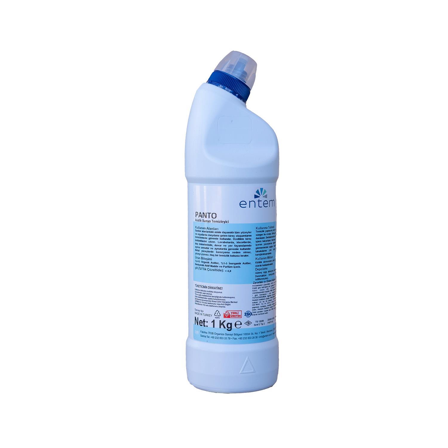 Entem Panto Extra Banyo Temizleyici ve Kireç Çözücü 1 Litre