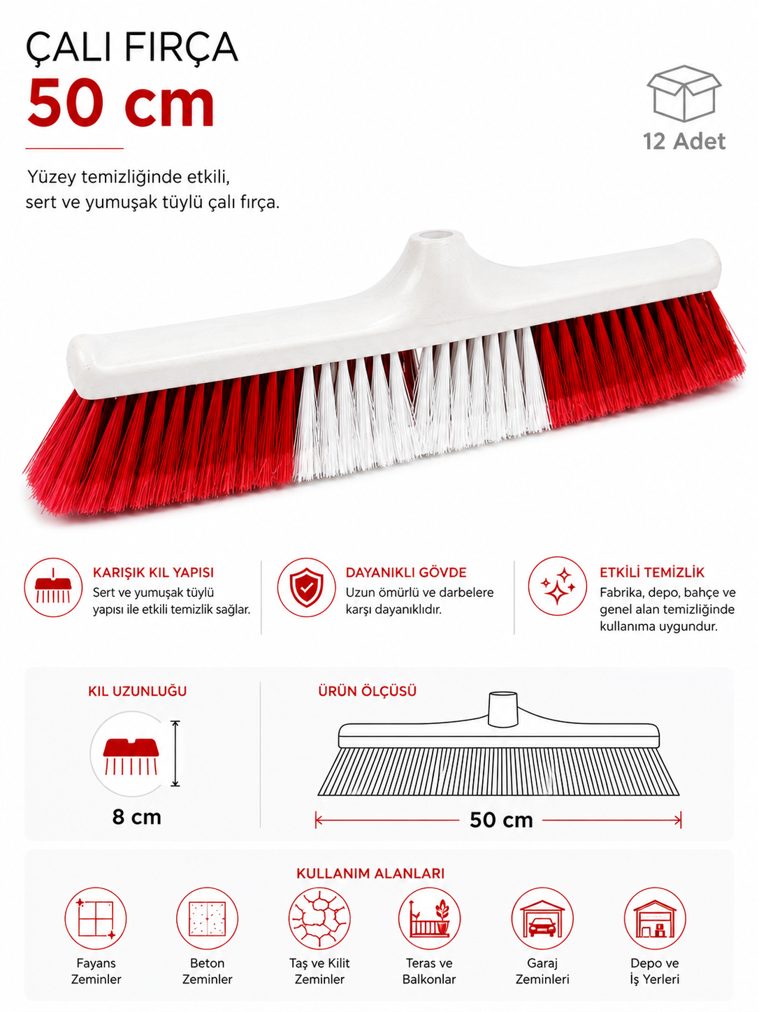 Çalı Fırça 50 Cm