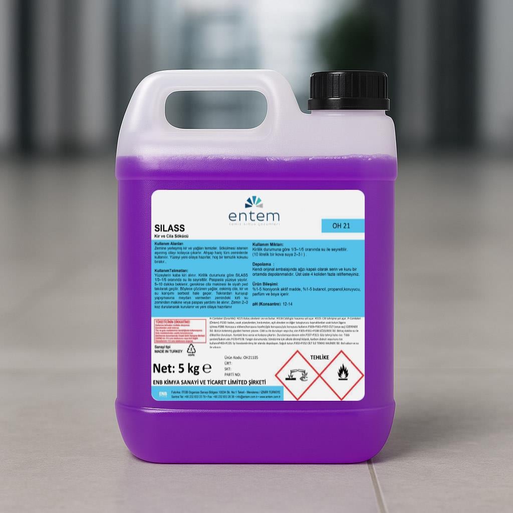Entem Silass Zeminler için Kir ve Cila Sökücü 5 lt