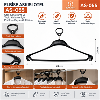 Elbise Askısı Otel Halkalı