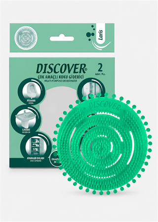 Discover Çok Amaçlı Koku Giderici Pisuvar Plastiği 2li