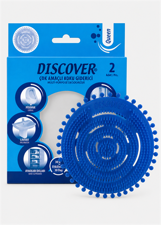 Discover Çok Amaçlı Koku Giderici Pisuvar Plastiği 2li