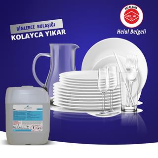 Entem Mat Helal Belgeli Endüstriyel Sıvı Bulaşık Makinesi Deterjanı 20 Lt