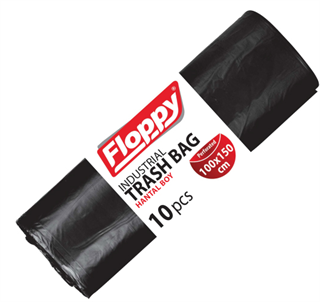 Floppy Hantal Endüstriyel Çöp Poşeti 100*150 - 10 lu Rulo