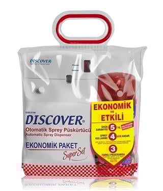 Discover Otomatik Sprey Püskürtücü Eko Paket – Oda Kokusu ve Makine
