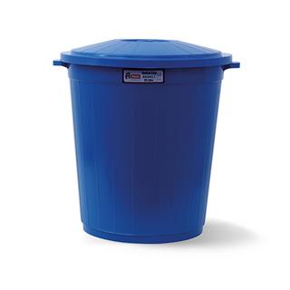 A Form Gri Çöp Kovası Kapaklı 50 Lt Renkli CK-50 104