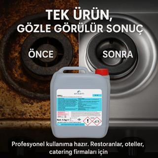 Entem Grill Ağır Yağ Çözücü Fırın Temizleme 5 Lt