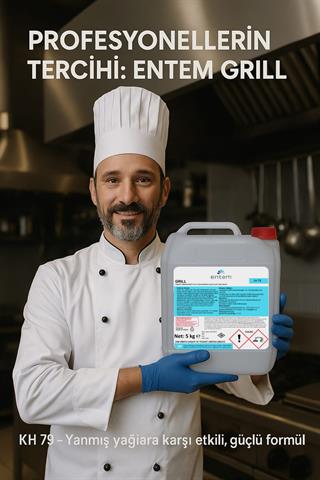 Entem Grill Ağır Yağ Çözücü Fırın Temizleme 5 Lt