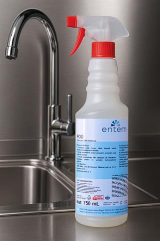 Entem POLİ Krom Temizleyici ve Parlatıcı ,Sprey 750 ML