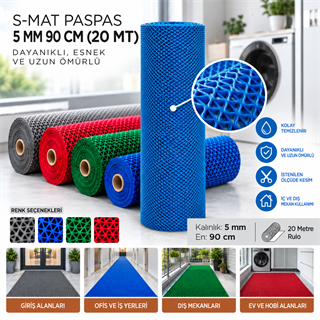 S-Mat Paspas 5 mm 90 cm (20 mt)