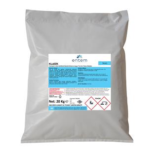 Entem Klasik Ekonomik Endüstriyel Çamaşır Makineleri için Ağartıcılı Ana Yıkama Deterjanı 20 Kg