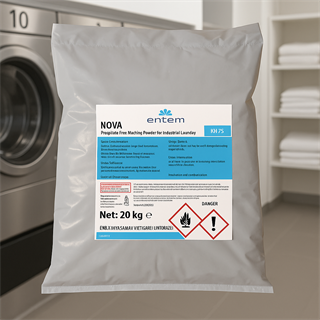 Entem Nova Endüstriyel Çamaşır Makineleri için Toz Ana Yıkama Deterjanı 20 Kg