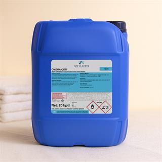 Entem OMEGA OKSİ 20 Kg – Oksijen Bazlı Ağartıcı ve Leke Çıkarıcı Sıvı Yardımcı Yıkama Maddesi