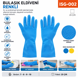 Bulaşık Eldiveni Renkli