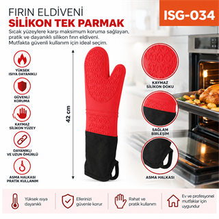 Fırın Eldiveni Silikon Tek Parmak Epinoks