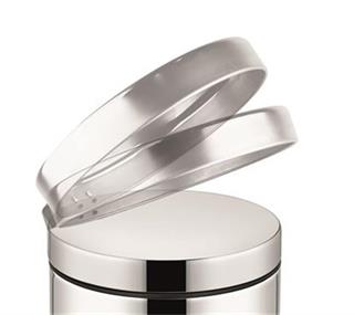 Pedallı Paslanmaz Çelik Krom Çöp Kovası 20 Litre 