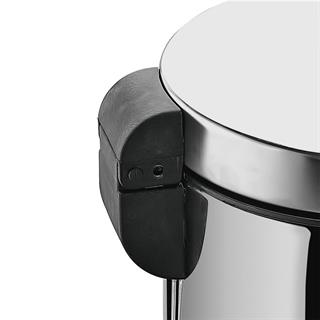 Pedallı Paslanmaz Çelik Krom Çöp Kovası 5 Litre 