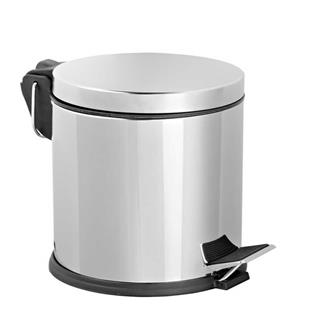 Pedallı Paslanmaz Çelik Krom Çöp Kovası 20 Litre 