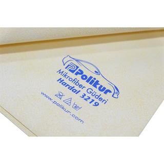 Polikur Mikrofiber Güderi Kurulama Bezi (Hardal) 3219 