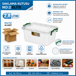 Saklama Kutusu No:2 Elite 2,8 LT (2675)