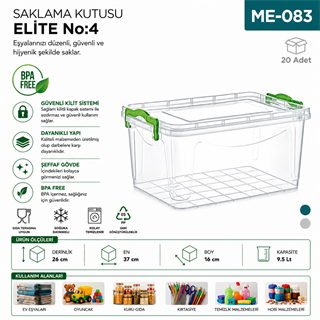 Saklama Kutusu No:4 Elite 9,5 LT (2685)
