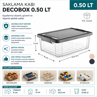Saklama Kabı Decobox 0,50 LT (2951)