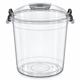Bakliyat Kovası Şeffaf 35 LT (E-579)