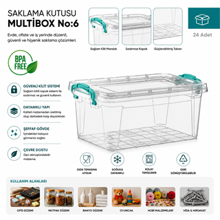 Saklama Kutusu M.Box No:6 (13.7 LT) (E-505)