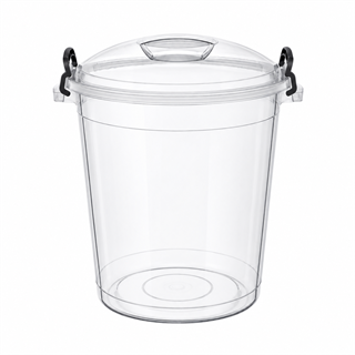 Bakliyat Kovası Şeffaf 50 LT (E-582)