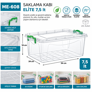 Saklama Kutusu Elite 7,5 LT (2681)
