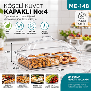 Gıda Kabı Dikdörtgen No:4(2777)