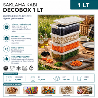 Saklama Kabı Decobox 1,0 LT (2952)