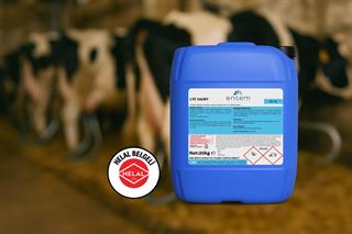 Entem LYE DAIRY helal belgeli Alkali Sağım Sistemi ve Süt Tankı Temizleyicisi 25 LT