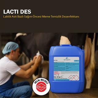 LACTI DES – Laktik Asit Bazlı Sağım Öncesi Meme Temizlik Ürünü