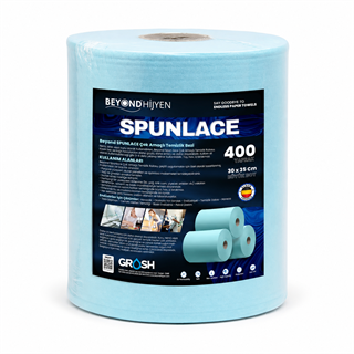 Spunforce Horeca Profesyonel Temizlik Bezi 400 Yaprak Turkuaz Rulo 30x35 cm